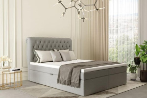 Łóżko PORTO 160x200 małżeńskie, stelaż, materac, podwójne