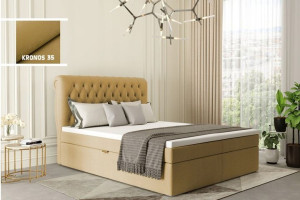 Łóżko PORTO 200x200 podwójne, stelaż, materac, kronos, małżeńskie