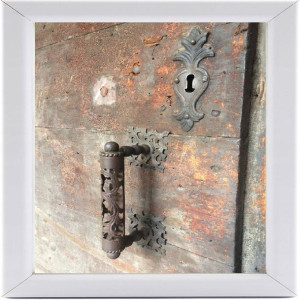 Ramka na zdjęcie, kwadratowa 25x25 biała, Loft