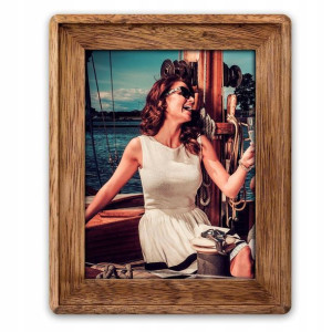 Ramka na zdjęcie 15X20 drewniana premium Wenecja