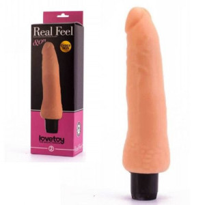 Wibrator Penis z Wibracją Cyberskin 20cm Dildo