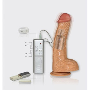 Wibrator Dildo z przyssawką 22cm Lovetoy Pilot
