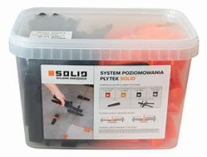 SOLID SYSTEM POZIOMOWANIA 50 klin+100 klips 1mm 6357