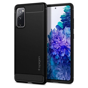 Spigen Rugged Armor Galaxy S20 Fe Matte Black