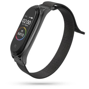 Tech-protect Nylon Xiaomi Mi Smart Band 5 / 6 / 6 Nfc Black