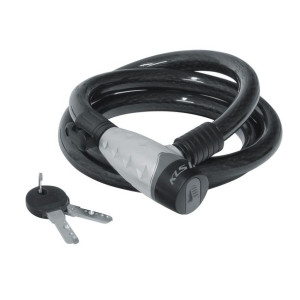 Zapięcie Kellys Hardcoil 150cm klucz czarne