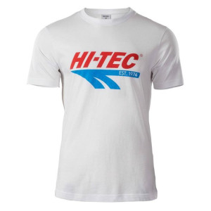 Koszulka męska Hi-tec Retro biała rozmiar M