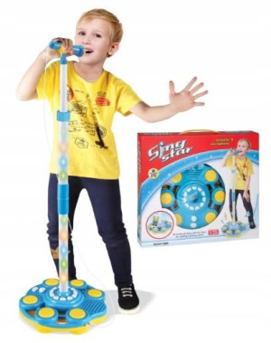 Mikrofon Stojący Ze Statywem Karaoke Mp3 Głośnik