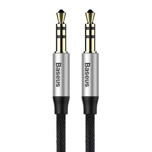 Baseus M30 Aux Cable 100cm Silver/black
