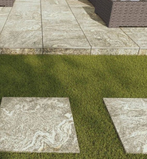 Płyty tarasowe gresowe 2cm 60x60x20 Arragos brązowy kamień