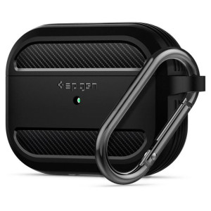 Spigen RUGGED ARMOR APPLE AIRPODS PRO MATTE czarny