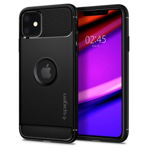 Spigen RUGGED ARMOR iPhone 11 MATTE czarny