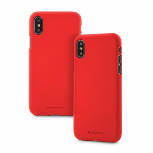 Etui MERCURY Soft Feeling do XIAOMI MI 10 Lite czerwony
