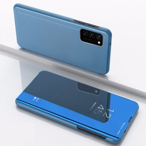 Etui Smart bezbarwny View do LG K42 niebieski