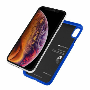 Etui MERCURY Jelly SAMSUNG S21 niebieski