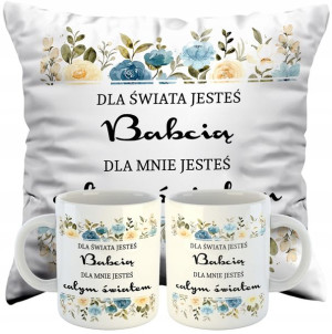 Zestaw Poduszka+kubek Dla Babci Święto Prezent Y1