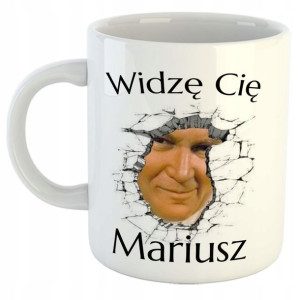 Kubek Papież Polak Jan Paweł II śmieszny Prezen Y3