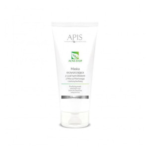 APIS Acne-Stop maska oczyszczająca z czarnym błotem 200ml