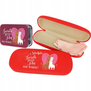 Zestaw Etui Na Okulary + Lusterko Kobieta Mama Y2