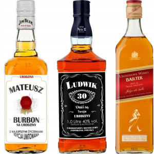 Etykieta Whisky Urodziny Prezent Butelka Y2