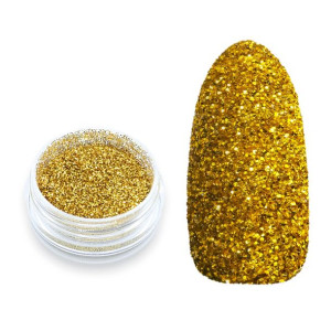 Claresa Pyłek Do Paznokci Frosting Dark Gold