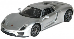 Porsche 918 Spyder 2015 1:14 RTR (zasilanie na baterie AA) - srebrny