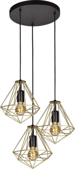 Geometryczna druciana lampa wisząca loft - S538-Hosti