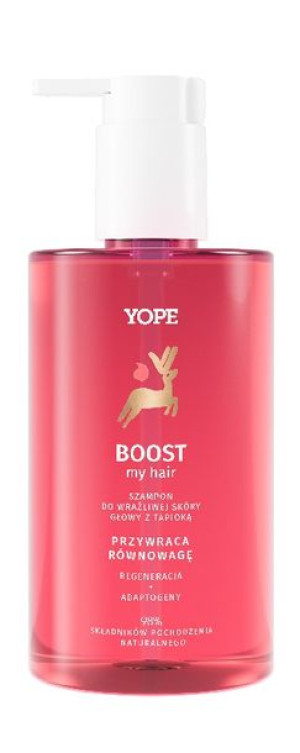 YOPE BOOST Szampon do wrażliwej skóry głowy 300ml