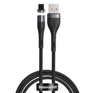 Baseus Zinc Lightning Magnetic Cable 100cm/2.4a Black