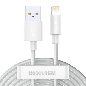 Baseus Wisdom 2-pack Lightning 150cm/2.4a White