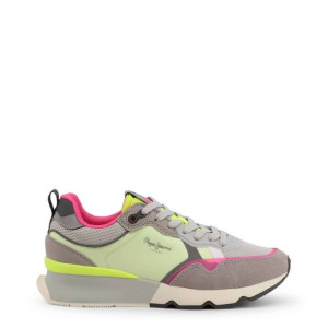 Sneakersy Pepe Jeans 1 silver,limezielone buty BRITT-PRO_PLS31348