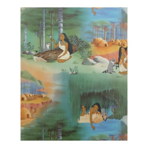 TAPETA 50277-965 POCAHONTAS Śliczna bajka DISNEY