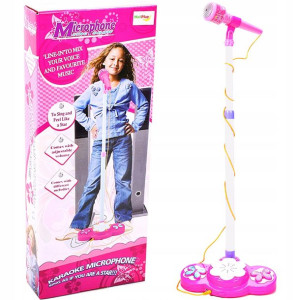 Mikrofon Ze Statywem Karaoke Melodie Mp3