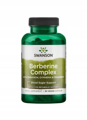 Swanson BERBERINE COMPLEX 600 mg Cukrzyca 90 kapsułek