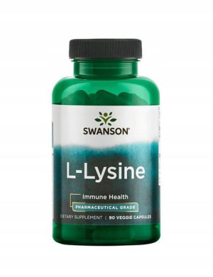 AJIPURE L-LIZYNA Aminokwasy 500mg 90 kapsułek  SWANSON