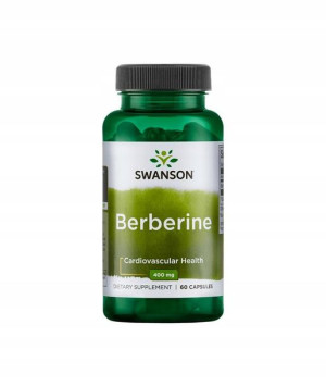 Swanson BERBERINE BERBERYNA HCL 400mg 60 kapsułek  Cukrzyca