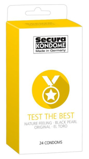 Prezerwatywy Secura Test the Best 24 sztuki
