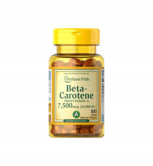 Puritan's Pride Naturalny BETA KAROTEN Witamina A