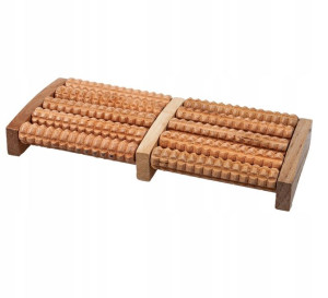 Masażer Do Stóp Tradycyjny Drewniany Roller 2 X 5