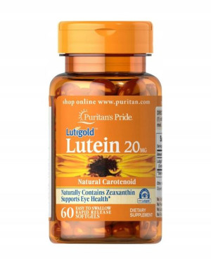 Puritan's Pride LUTEINA 20mg 60kaps Wzrok Oczy