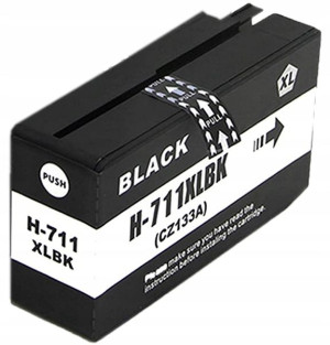 1x Tusz Do Hp 711 Designjet T520 T525 T530 Bk