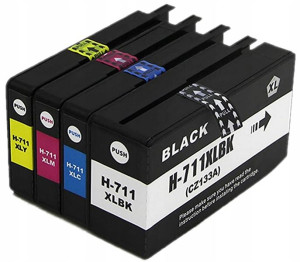 4x Tusz Do Drukarki Hp Designjet T150 T520