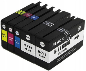 5x Tusz Zamiennik HP Designjet T150 T530