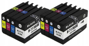 8x Tusz Zamiennik HP Designjet T150 T530