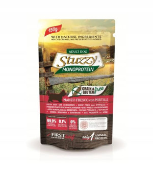 Stuzzy Monoprotein - wołowina z borówkami (150 g)