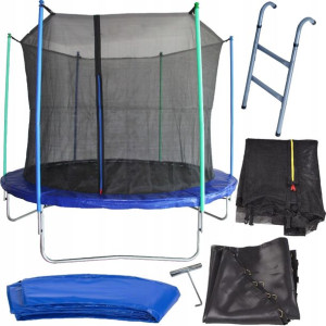 Trampolina Ogrodowa 315cm 10ft Siatka Drabinka