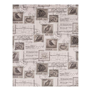 Tapeta Ścienna Dekor Natur Znaczki 95899-2 Szara