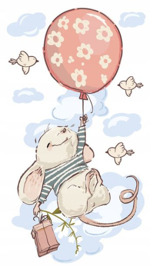 Naklejki Ścienne Na Ścianę Samoprzylepne Dla Dzieci Balony Zestaw 160x90 cm
