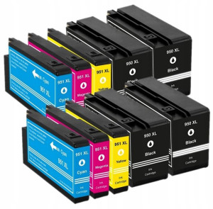 10x Tusz Zamiennik Do HP 8100 8600 276DW 251DW