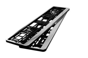 Ramki Pod Tablice Rejestracyjna Chrom Zestaw 2 Szt